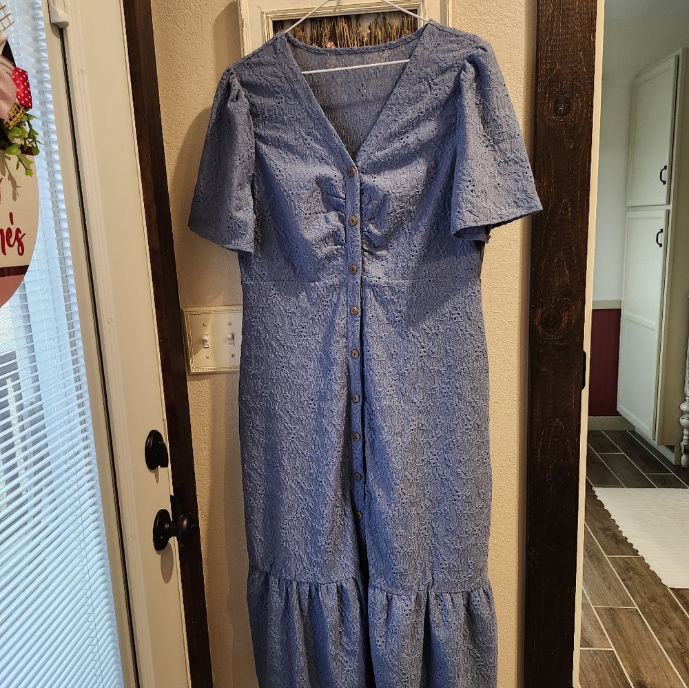 Dusty Blue Dress